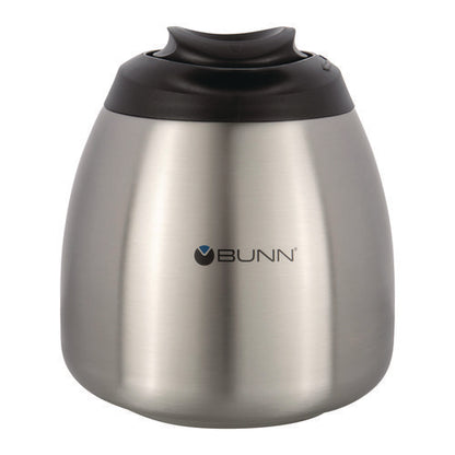 Thermal Carafe, 64 Oz, Stainless Steel/black
