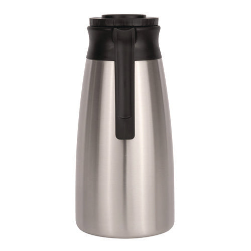 Thermal Vacuum Pitcher, 64 Oz, Stainless Steel/black