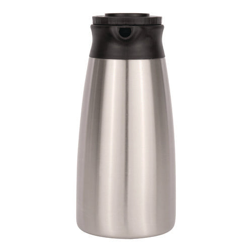 Thermal Vacuum Pitcher, 64 Oz, Stainless Steel/black