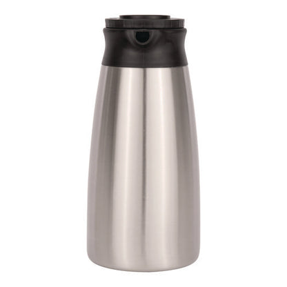 Thermal Vacuum Pitcher, 64 Oz, Stainless Steel/black