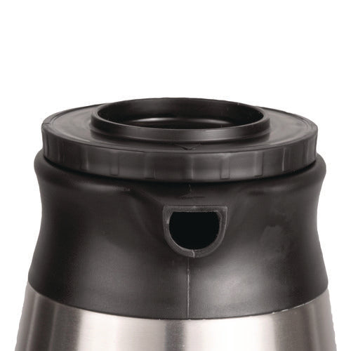 Thermal Vacuum Pitcher, 64 Oz, Stainless Steel/black