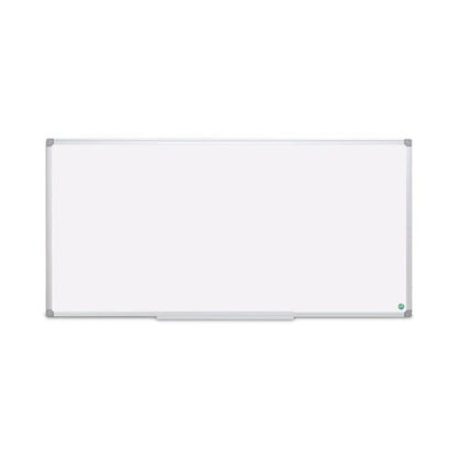 Earth Silver Easy Clean Magnetic Dry Erase Boards, 96" X 48", White Surface, Satin Aluminum Frame