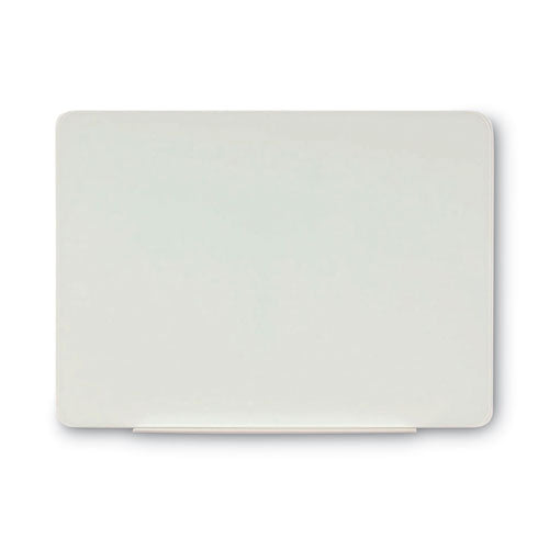 Magnetic Glass Dry Erase Board, 36" X 24", Opaque White Surface