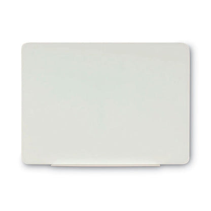 Magnetic Glass Dry Erase Board, 36" X 24", Opaque White Surface