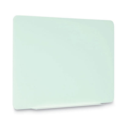 Magnetic Glass Dry Erase Board, 60" X 48", Opaque White Surface