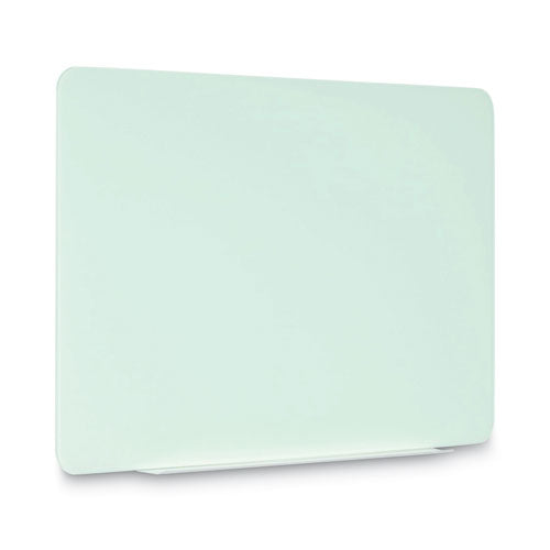 Magnetic Glass Dry Erase Board, 60" X 48", Opaque White Surface