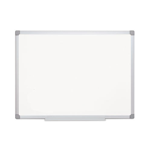 Earth Silver Easy Clean Dry Erase Boards, 36" X 24", White Surface, Satin Aluminum Frame