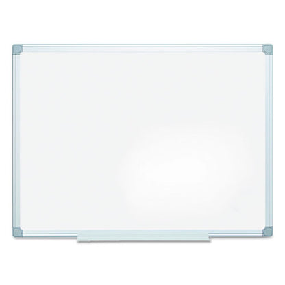 Earth Silver Easy Clean Dry Erase Boards, 48" X 36", White Surface, Satin Aluminum Frame