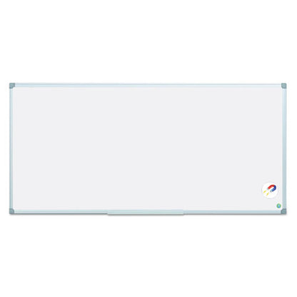 Earth Gold Ultra Magnetic Dry Erase Boards, 96" X 48", White Surface, Satin Aluminum Frame