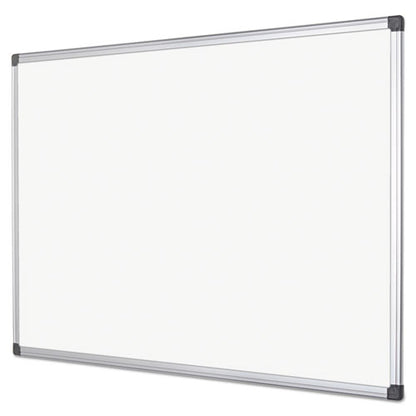 Value Lacquered Steel Magnetic Dry Erase Board, 72" X 48", White Surface, Satin Aluminum Frame