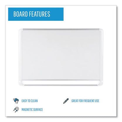 Gold Ultra Magnetic Dry Erase Boards, 72" X 48", White Surface, White/natural Aluminum Frame