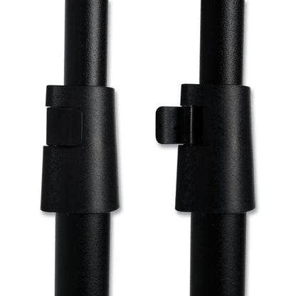 Magnetic Dry Erase Floor Stand Signs, White 15" X 11" Rectangle Surface, Black/silver Frame, 15" X 10" X 40" To 68"