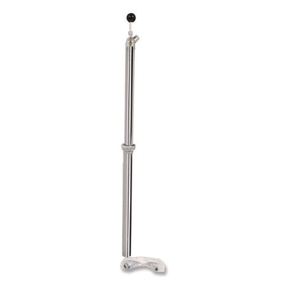 Bottle Pump, 22 Oz Output, Steel, 42.5" Tall, Chrome, 6/carton