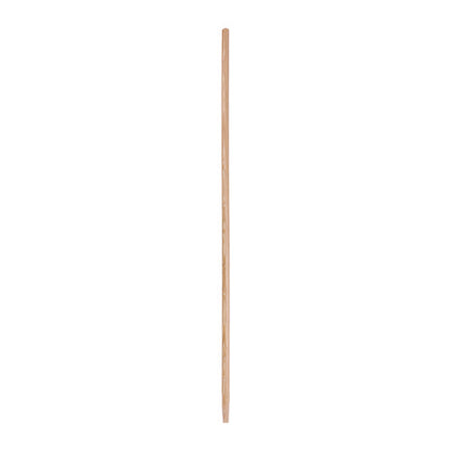 Tapered End Broom Handle, Lacquered Hardwood, 1.13" Dia X 54", Natural