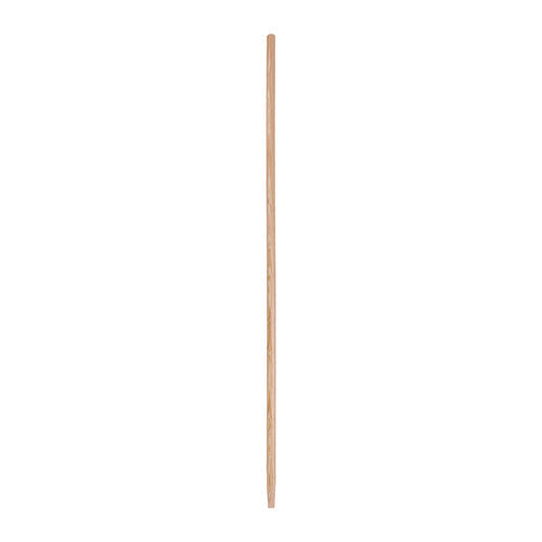 Tapered End Broom Handle, Lacquered Hardwood, 1.13" Dia X 54", Natural