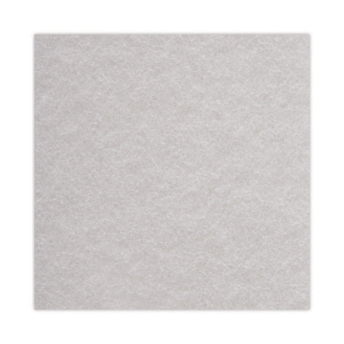 Light-duty Scouring Pad, 6 X 9, White, 20/carton