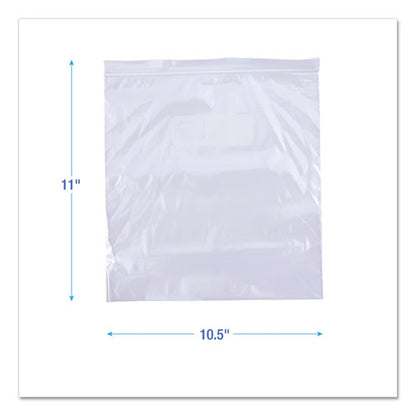 Reclosable Freezer Storage Bags, 1 Gal, 10.5" X 11", Clear, 250/box