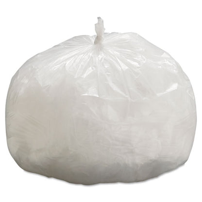 High-density Can Liners, 33 Gal, 9 Mic, 33" X 39", Natural, Perforated Roll, 25 Bags/roll, 20 Rolls/carton