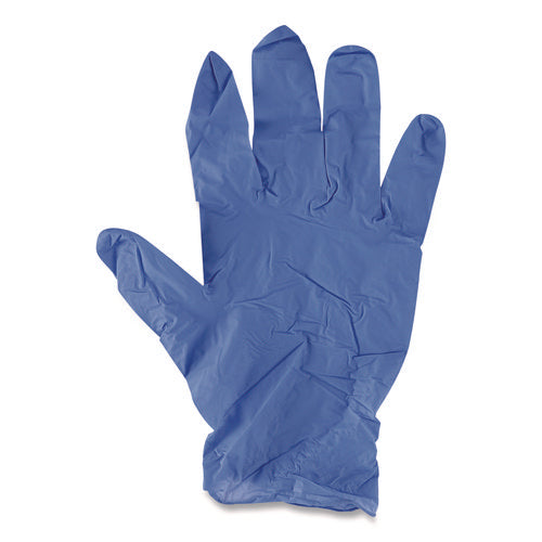 380 Series Disposable General-purpose Nitrile Gloves, Powder-free, Medium, 4 Mil Thick, 9.5" Long, Blue, 100/box