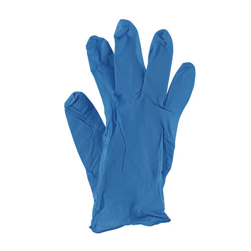 395 Series Disposable General-purpose Nitrile Gloves, Powder-free, Large, 5 Mil Thick, 9.5" Long, Blue, 100/box, 10 Boxes/ct