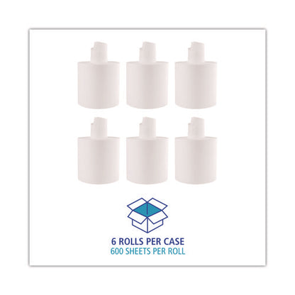 Center-pull Roll Towels, 2-ply, 7.6 X 8.9, White, 600/roll, 6/carton