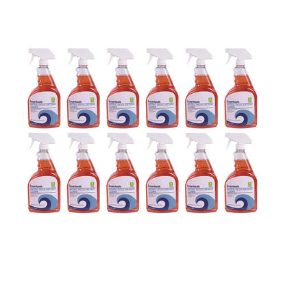 Natural Grease And Grime Cleaner, Unscented, 32 Oz Spray Bottle, 12/carton