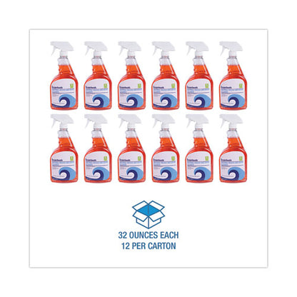 Natural Grease And Grime Cleaner, Unscented, 32 Oz Spray Bottle, 12/carton