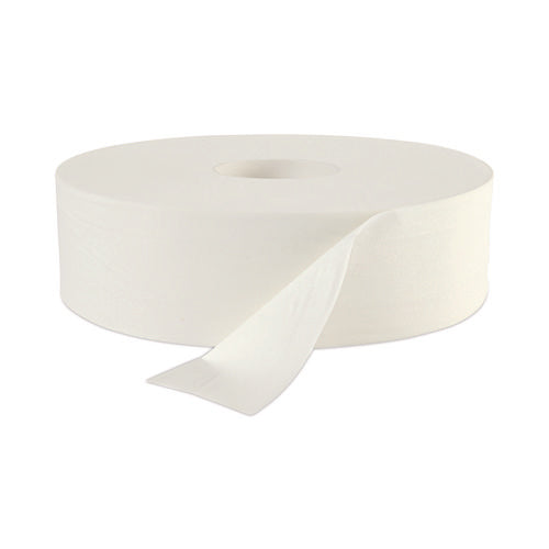 Jrt Jumbo Roll Bathroom Tissue, Septic Safe, 2-ply, 3.5" X 2,000 Ft, White, 6 Rolls/carton