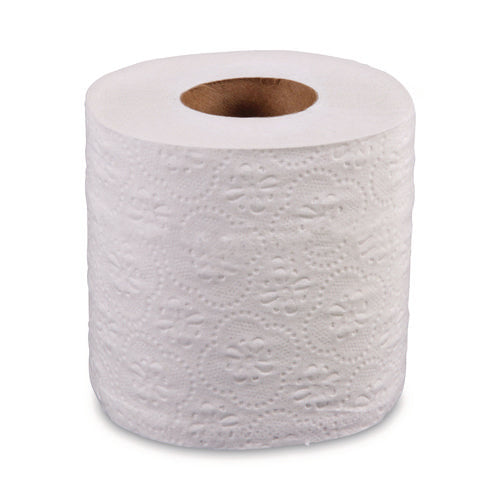 Two-ply Toilet Tissue, Standard, Septic Safe, White, 4 X 3, 500 Sheets/roll, 96 Rolls/carton