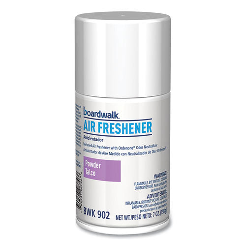Metered Air Freshener Refill, Powder Mist Scent, 7 Oz Aerosol Spray, 12/carton
