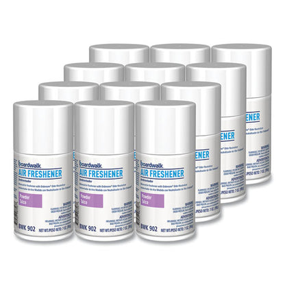 Metered Air Freshener Refill, Powder Mist Scent, 7 Oz Aerosol Spray, 12/carton