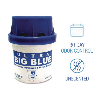 In-tank Blue Automatic Toilet Bowl Cleaner, Unscented, 9 Oz, 12/box