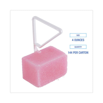 Para Toilet Bowl Deodorizer Block, Cherry Scent, Pink, 4 Oz, 144/carton