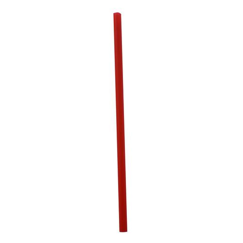 Wrapped Giant Straws, 7.75", Polypropylene, Red, 300/pack, 24 Packs/carton