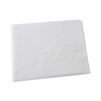 High Density Industrial Can Liners Flat Pack, 60 Gal, 16 Mic, 38" X 60", Natural, Flat Pack, 100/carton