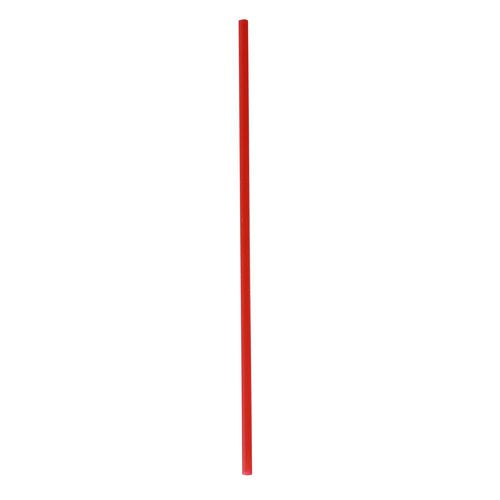 Wrapped Jumbo Straws, 10.25", Polypropylene, Red, 500/pack, 4 Packs/carton
