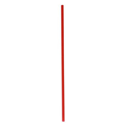 Wrapped Jumbo Straws, 10.25", Polypropylene, Red, 500/pack, 4 Packs/carton