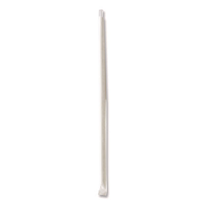 Wrapped Jumbo Straws, 10.25", Polypropylene, Clear, 500/pack, 4 Packs/carton
