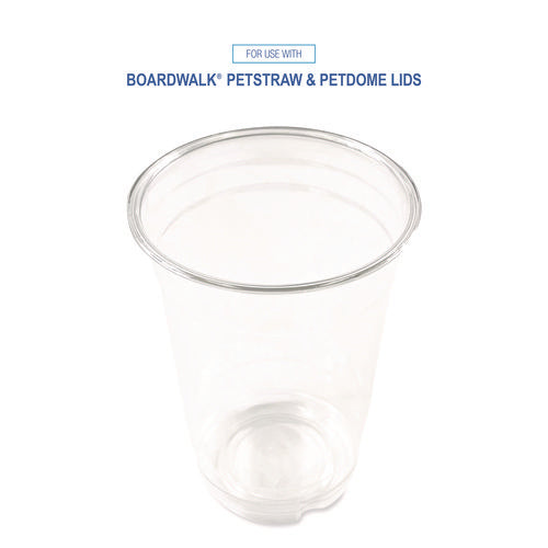Clear Plastic Pet Cups, 14 Oz, 50/bag, 20 Bags/carton