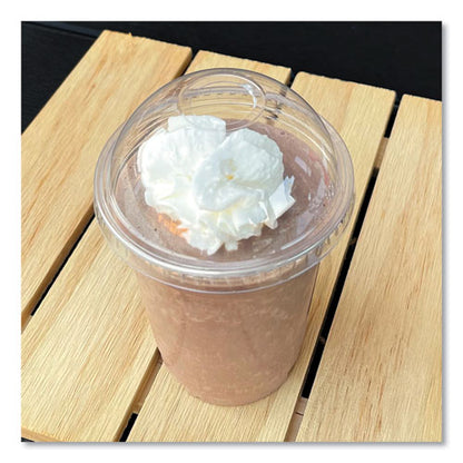 Pet Cold Cup Dome Lids, Fits 9 Oz To 10 Oz Cold Cups, Plastic, Clear, 1,000/carton