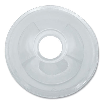 Pet Cold Cup Dome Lids, Fits 9 Oz To 12 Oz Cold Cups, Plastic, Clear, 100/pack