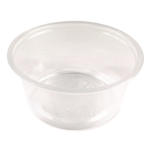 Souffle/portion Cups, 3.25 Oz, Plastic, Translucent, 2,500/carton