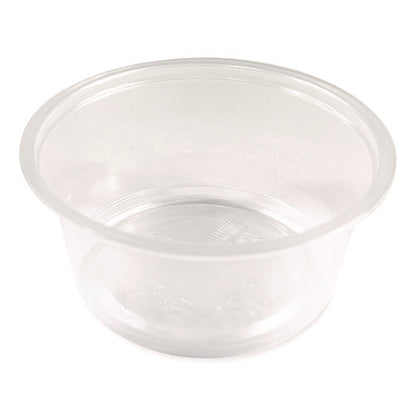 Souffle/portion Cups, 3.25 Oz, Plastic, Translucent, 2,500/carton