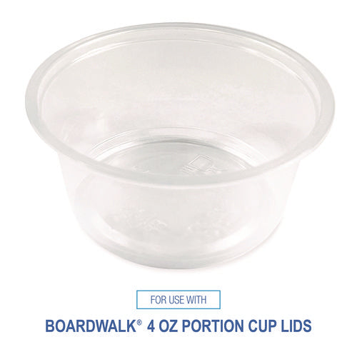 Souffle/portion Cups, 3.25 Oz, Plastic, Translucent, 2,500/carton