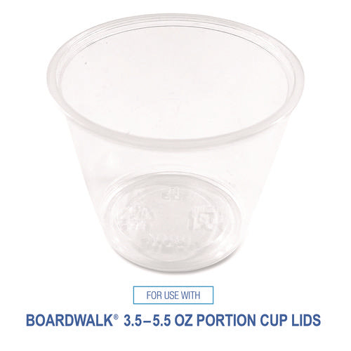 Souffle/portion Cups, 5.5 Oz, Plastic, Translucent, 2,500/carton