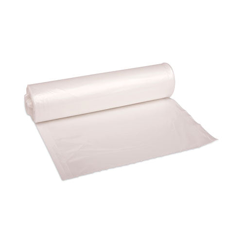 High Density Industrial Can Liners Coreless Rolls, 30 Gal, 16 Mic, 30" X 37", Natural, Perforated, 25 Bags/roll, 20 Rolls/ct