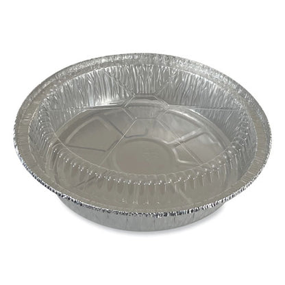 Round Aluminum To-go Container Lids, Dome Lid, 9" Diameter, Clear, Plastic, 500/carton