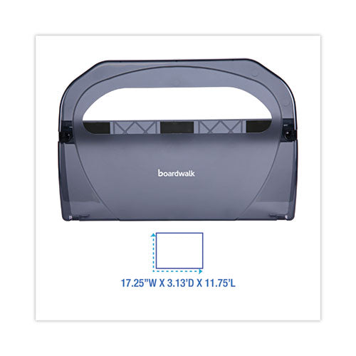 Toilet Seat Cover Dispenser, 17.25 X 3.13 X 11.75, Smoke