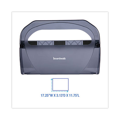 Toilet Seat Cover Dispenser, 17.25 X 3.13 X 11.75, Smoke