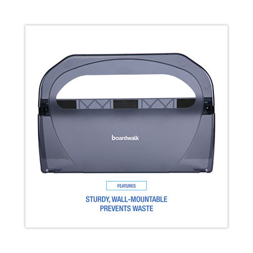 Toilet Seat Cover Dispenser, 17.25 X 3.13 X 11.75, Smoke